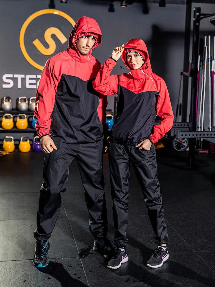 Unisex Sauna Trapping Gym Suit
