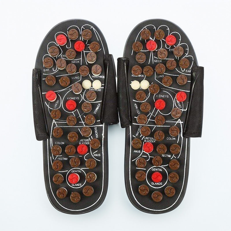 ACU-POINT SLIPPER - ACCUPRESSURE MASSAGE FOOT MASSAGER