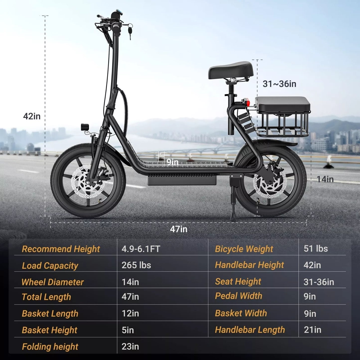 Long range electric scooter