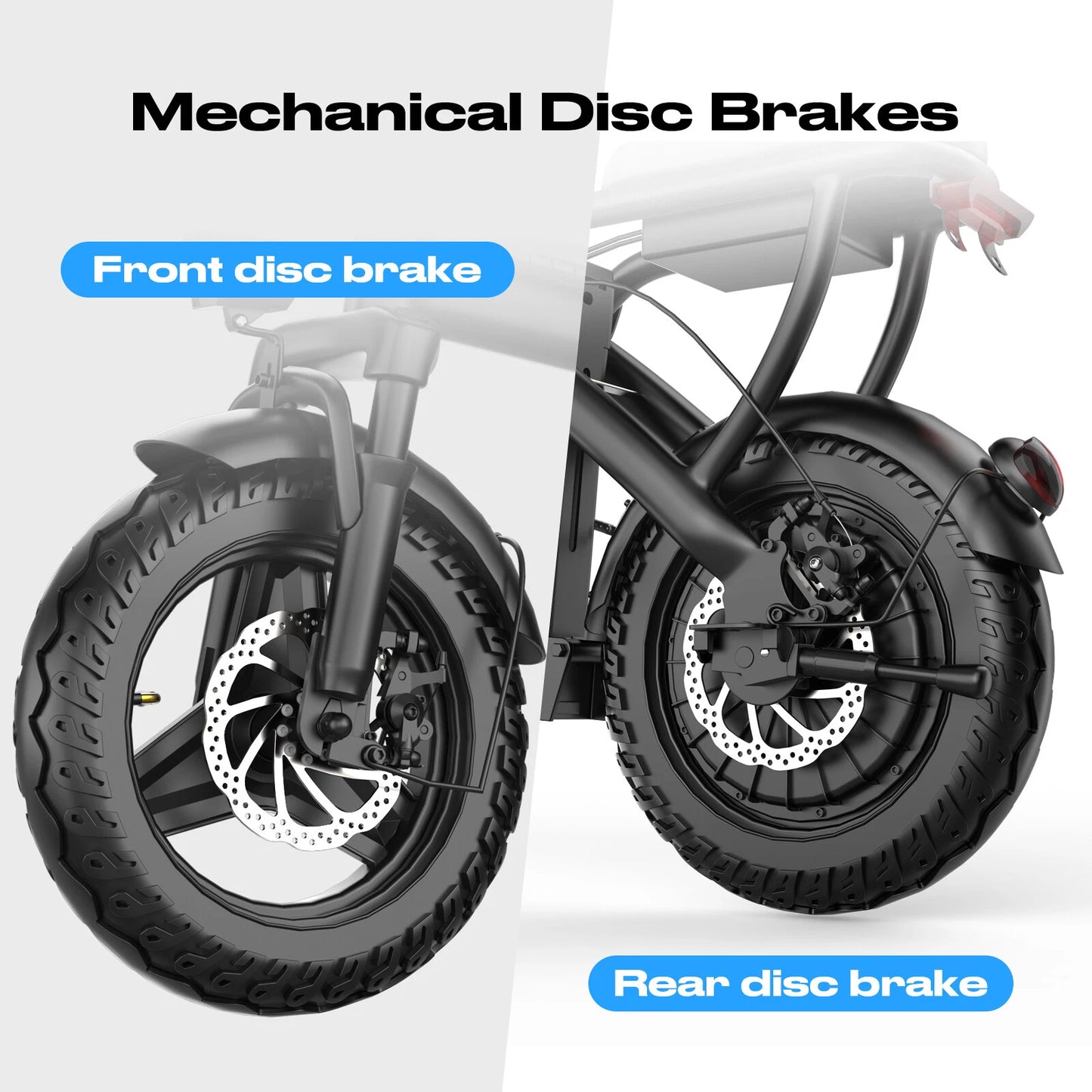Mountain & Folding Electric Bike – 48V Battery, Disc Brakes, 21-Speed Urban E-Bike Ride