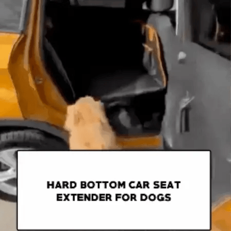 Deluxe Hard Bottom Car Seat Extender for Dogs