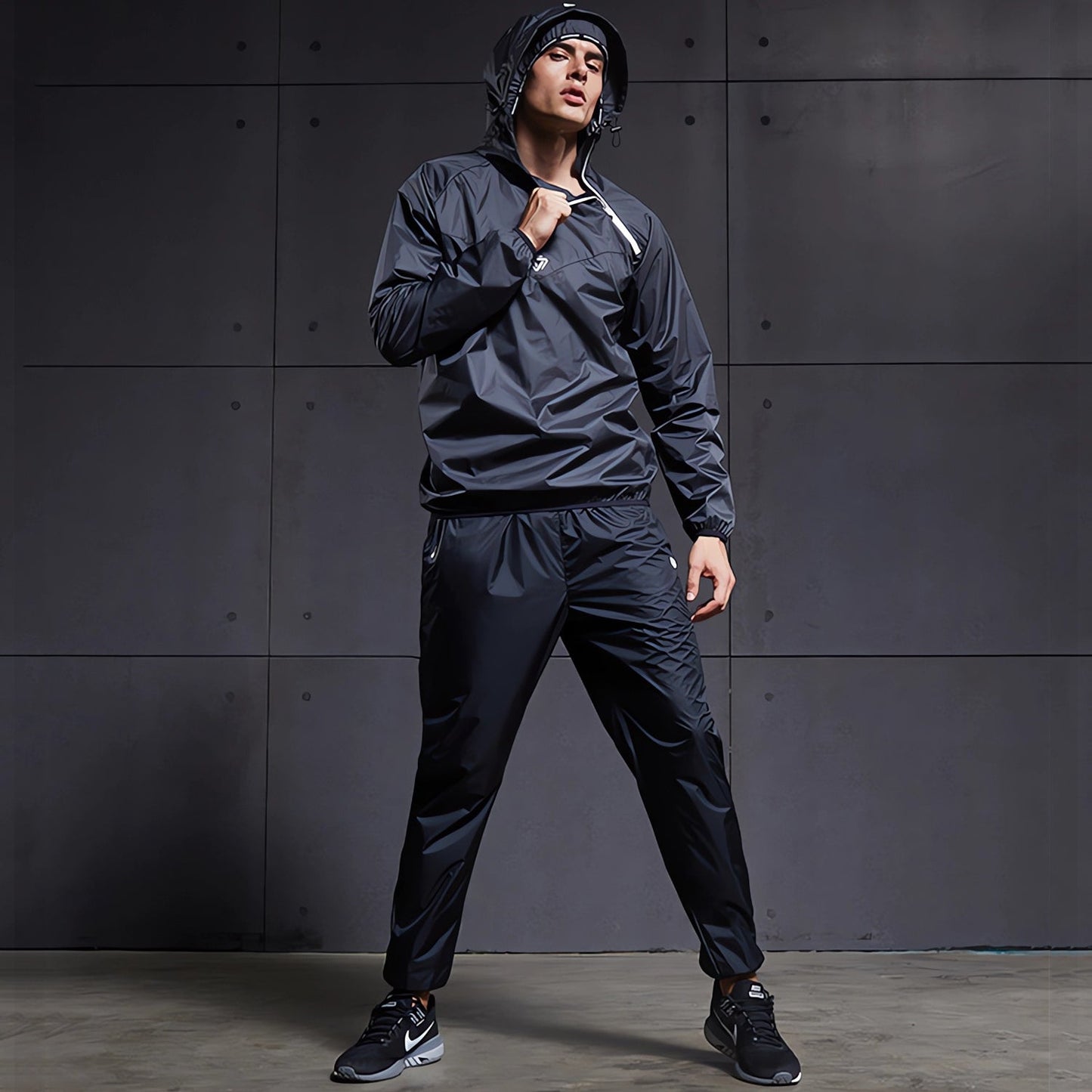 Unisex Sauna Trapping Gym Suit