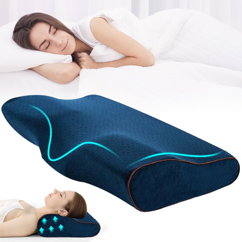 ErgoSupport Memory Foam Neck Pillow