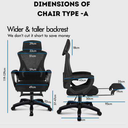 Mesh Office Chair with Head Support Chair for Optimal Comfort while working