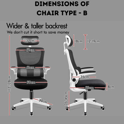 Mesh Office Chair with Head Support Chair for Optimal Comfort while working