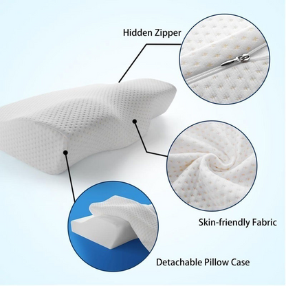 ErgoSupport Memory Foam Neck Pillow