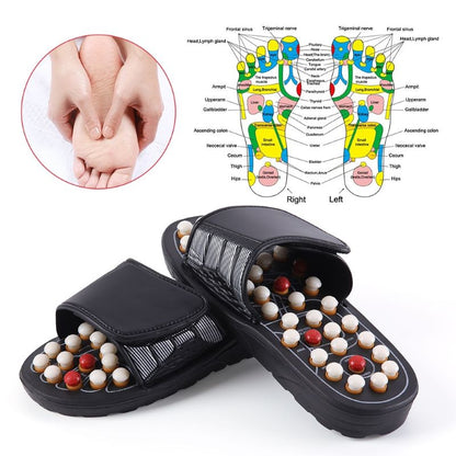 ACU-POINT SLIPPER - ACCUPRESSURE MASSAGE FOOT MASSAGER