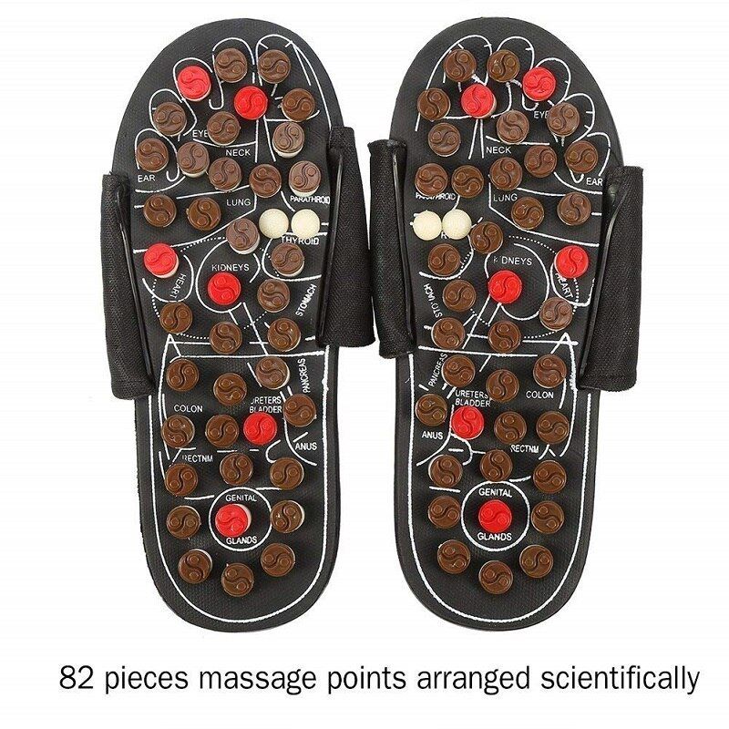 ACU-POINT SLIPPER - ACCUPRESSURE MASSAGE FOOT MASSAGER