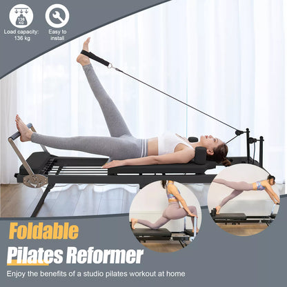  At‑Home Reformer for Full‑Body Exercises, Easy Storage