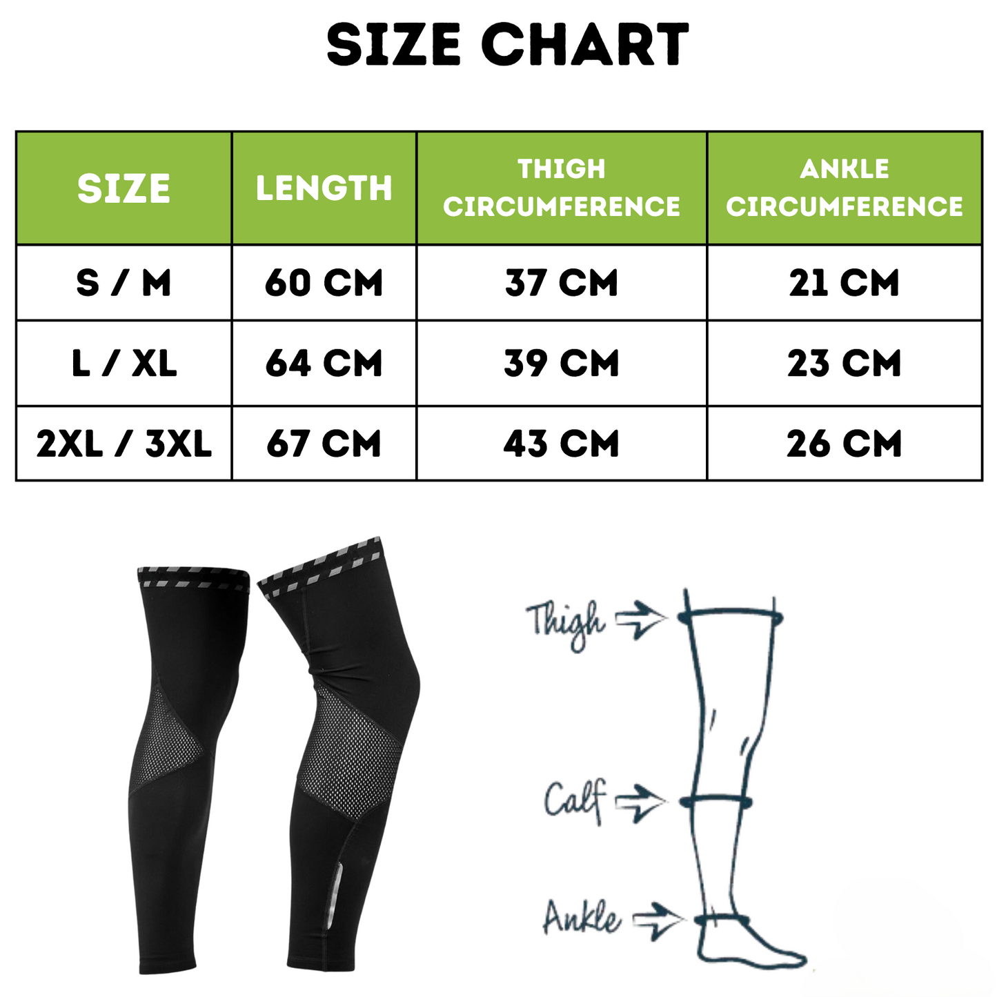 Compression Leg Sleeve - Ultimate Knee Support