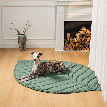 Nature-Inspired Leaf Pet Blanket – Stylish and Comfortable