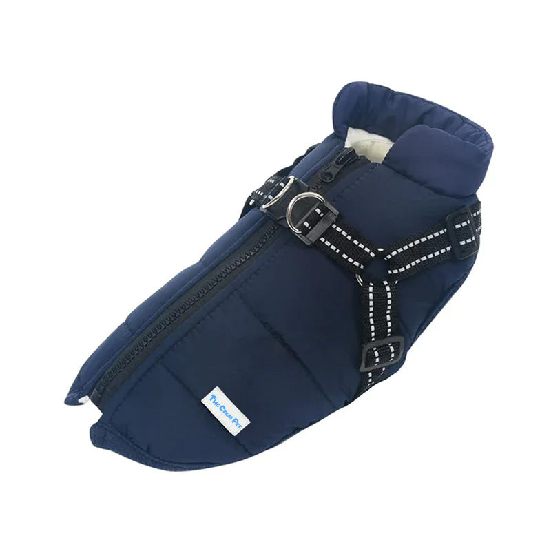 Waterproof Fleece Dog Coat for Cold Weather Protection