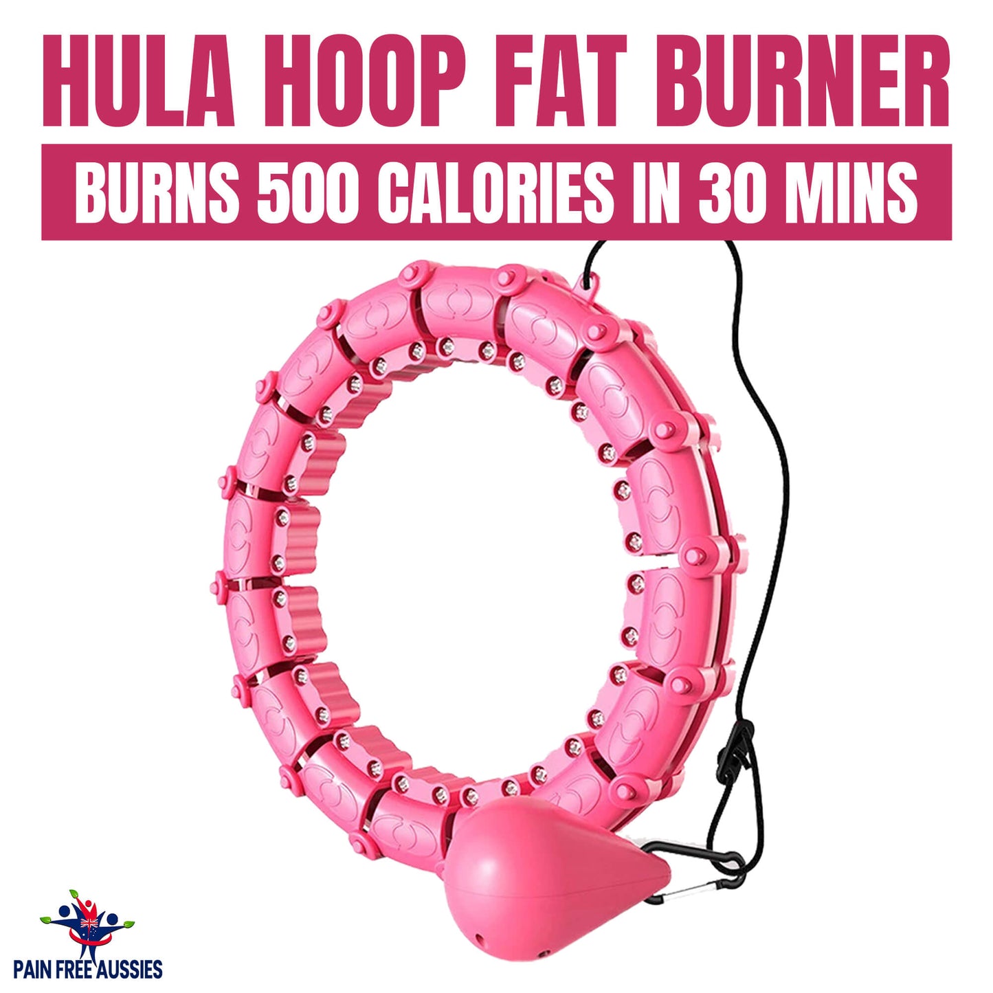 Weighted Fitness Hula Hoop for Full-Body Exercise