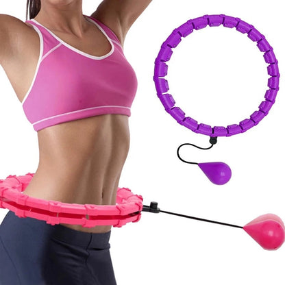 Weighted Fitness Hula Hoop for Full-Body Exercise