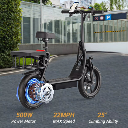Long Range E Scooter with Seat