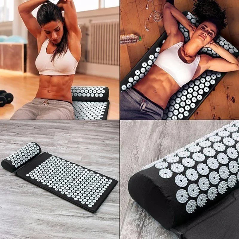 Acupressure Mat - FULL BODY ACUPRESSURE MASSAGE MAT WITH PILLOW SET