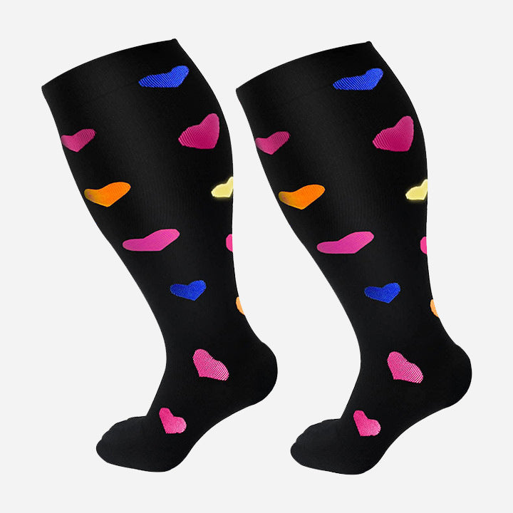 Wide Calf Compression Socks