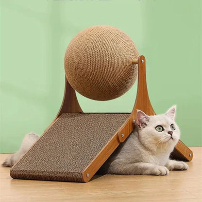 Interactive Cat Scratching Sphere