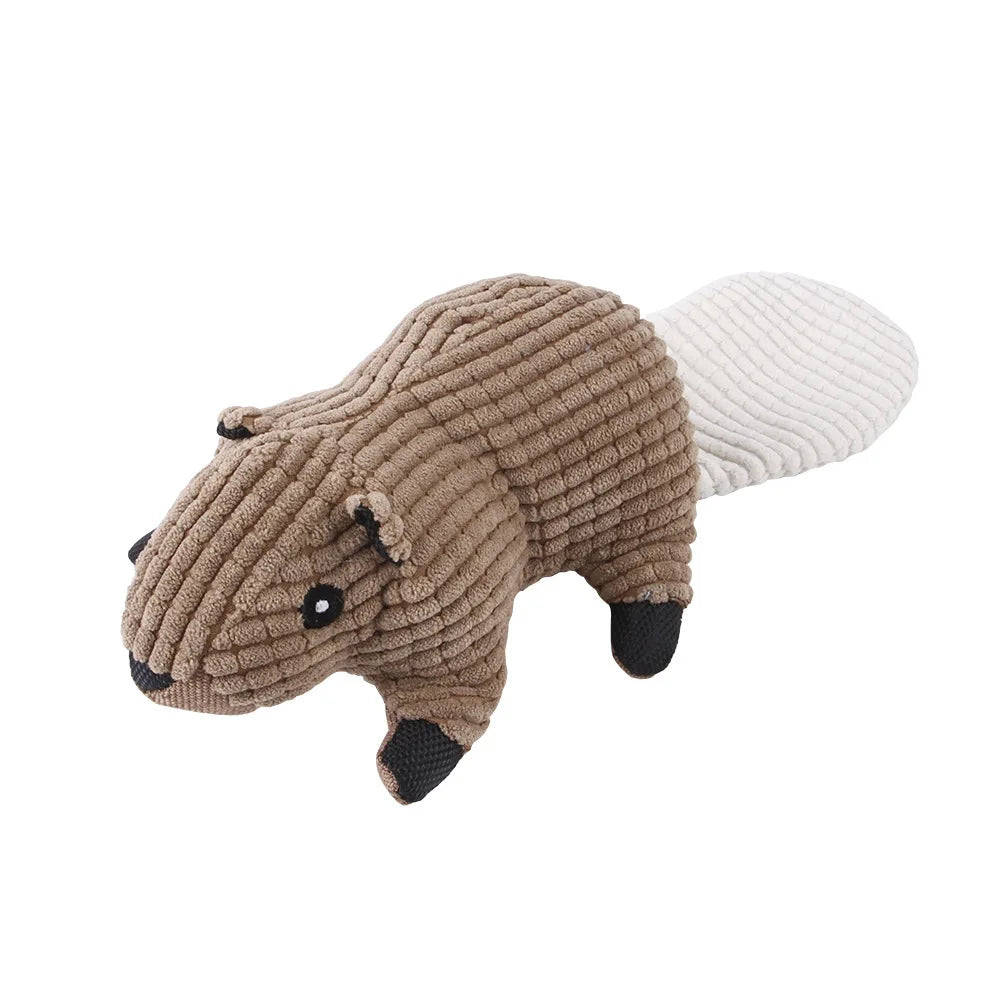 Durable Corduroy Chew Toy for Dogs