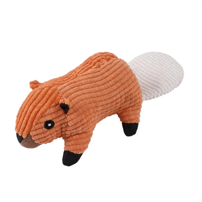 Durable Corduroy Chew Toy for Dogs