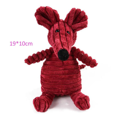 Durable Corduroy Chew Toy for Dogs