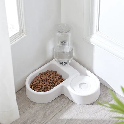 2-in-1 Pet Feeder & Hydration Station