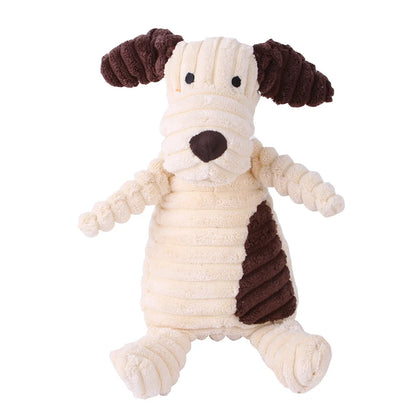 Durable Corduroy Chew Toy for Dogs