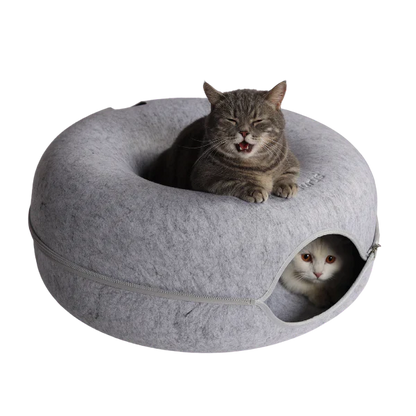 Cozy Cat Tunnel Bed for Play and Rest