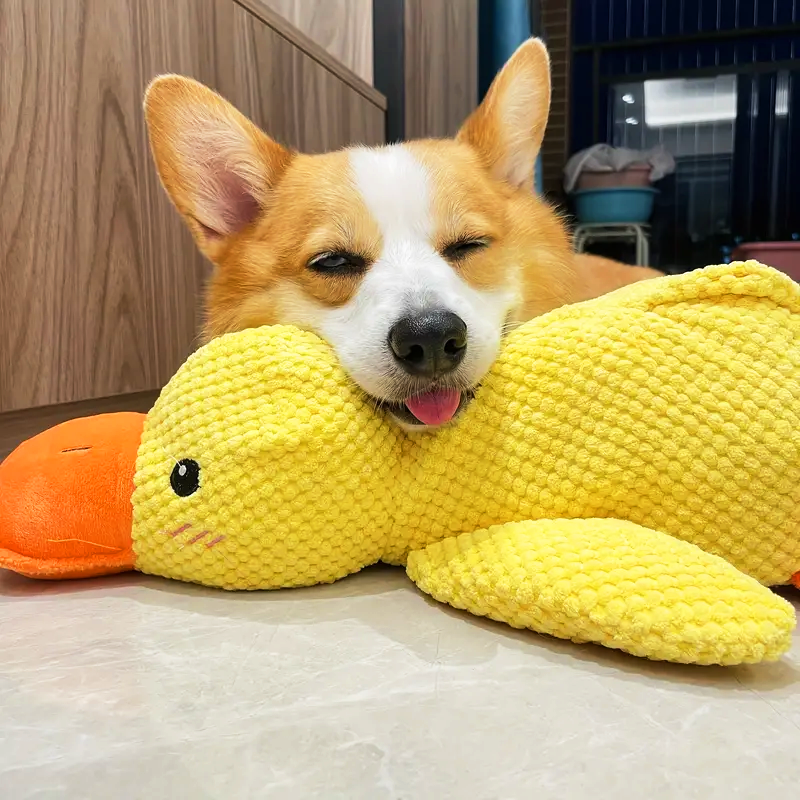 Durable Duck Dog Toy for High-Energy Chewers