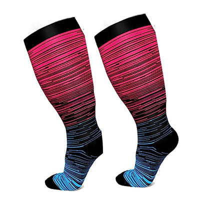 Wide Calf Compression Socks