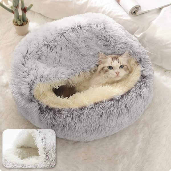 Snuggle Cave Bed for Cats and Small Dogs