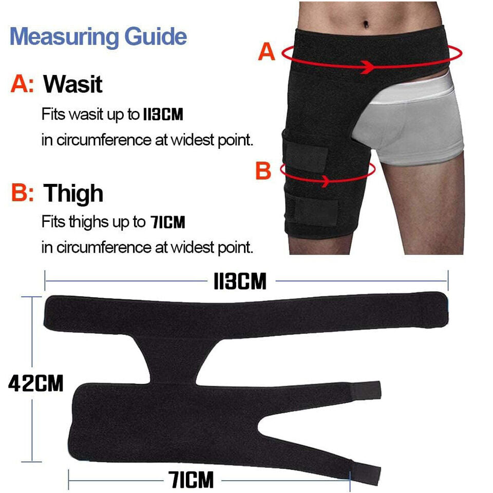 Hip Support Compression Belt - Adjustable Support Brace for Natural Movement while working